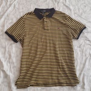 Mens bumblebee vintage stripped ralph lauren polo